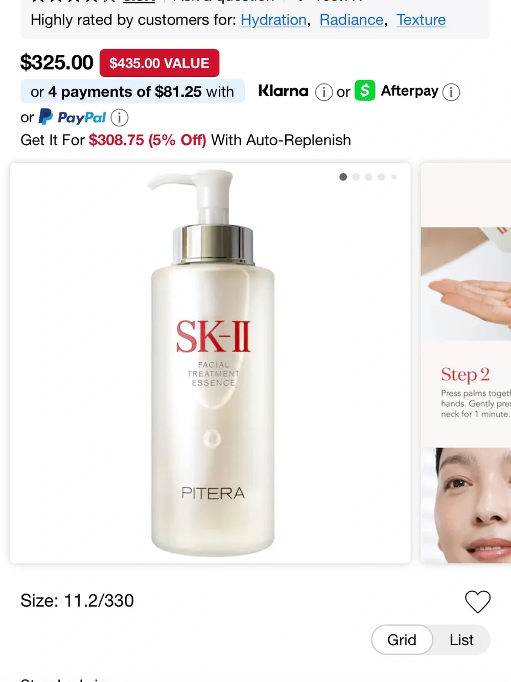 SK-II Facial Treatment Essence Serum — Clear Bottle with White Pump NEW